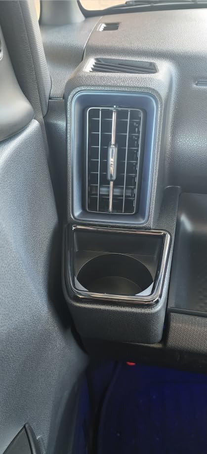 TADOKAPATU Daihatsu Tanto Custom Front Cup Holder Panel Interior ABS Fits Tanto Custom LA650S 660S 2022 Piano Cover, Panel, Scratch-Resistant