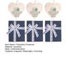 Heart-Shaped Sea Glass Friendship Decor Heart Keepsake Christmas Ornament for Xmas Tree Hanging Sea Glass Art for Best Friends