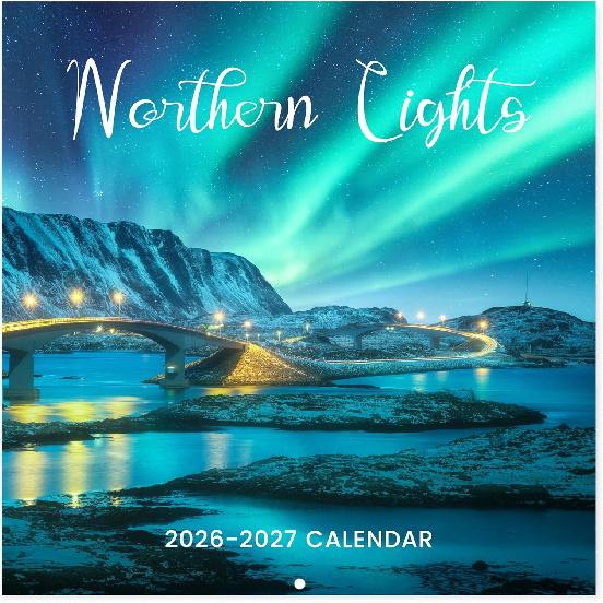 2026-2027 Calendar - 18-Month Wall Calendar 2026-2027 from Jan. 2026 - Jun. 2027, 2026 Wall Calendar, 12  x 24 (open), Calendars with Unruled Blocks,