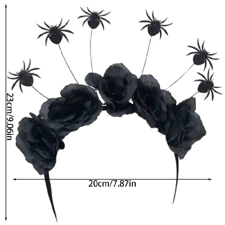 Eye Catching Bat Headband With Fabric Fashionable Headwear For Halloween Celebrations And Cosplay Event