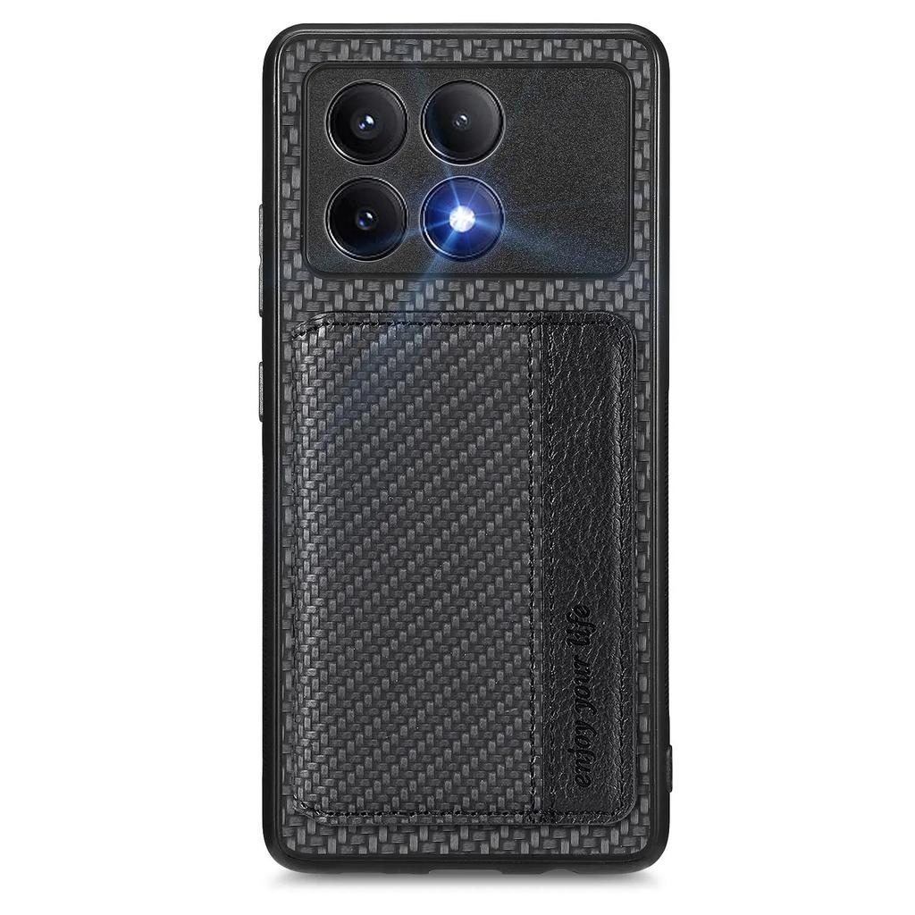 Nahast kaardihoidjaga telefonikott Xiaomi Redmi Note 14 13 12 K70 K70E K60 Pro Ultra 13T 12C Lite +POCO X6 F5 M5 jaoks tagakaas