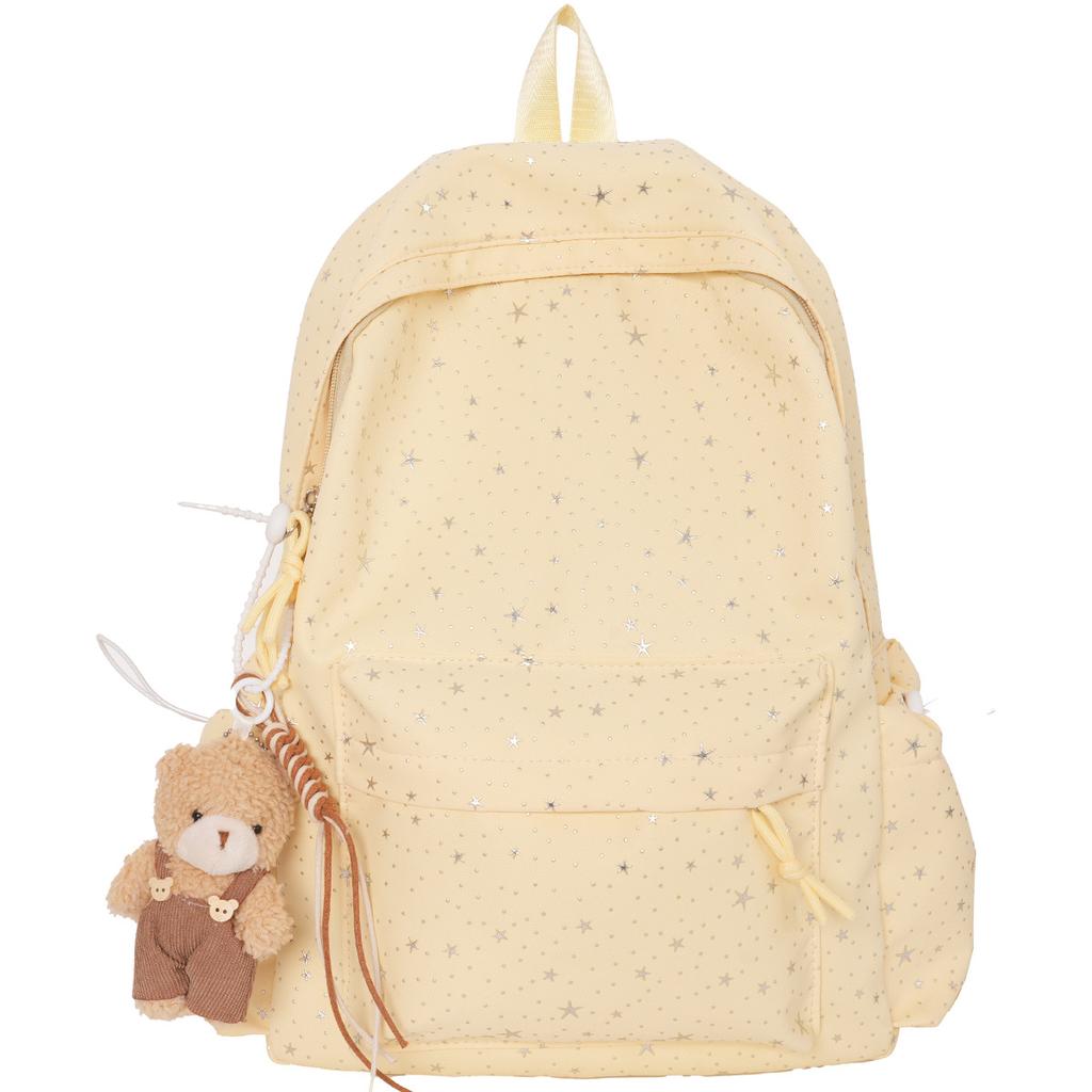 Schoolbag schoolbag female junior high school student star Mori backpack ins Korean version niche high value large capacity lightweight computer bag