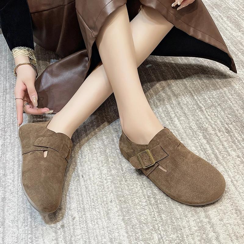 Fashion Zapatillas Platform Retro Shoes for Women 2024 New Round Toe Casual Shoe Lazy Comfort Flat Shoe Luxury Women Sneakers Loafers