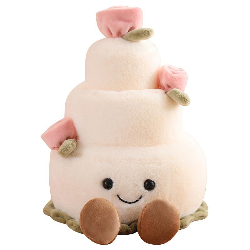 Cartoon Kuchenring Simulation Plüschpuppenring Requisite Heimdekoration Geschenk Freund Diamantring