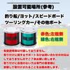 Kanoan LED Navigation Lights, 12V/24V Compatible, Left and Right Set (Port and Starboard Lights), for Boats, Small Vessels, Fishing Boats, Yachts, and