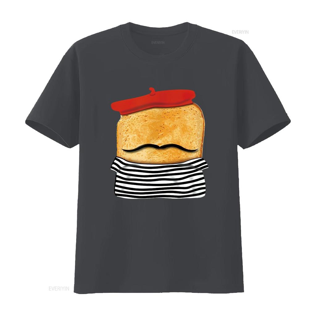 Womens French Toasted Bread T Shirt Funny Pun Easy Halloween Costume vintage Washed designer clothes streetwear Casual