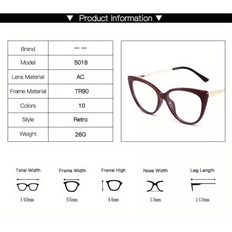 Retro European and American Street Style GlassesAnti Blue Light Trendy Design Durable Glasses Suitable for Office Employees