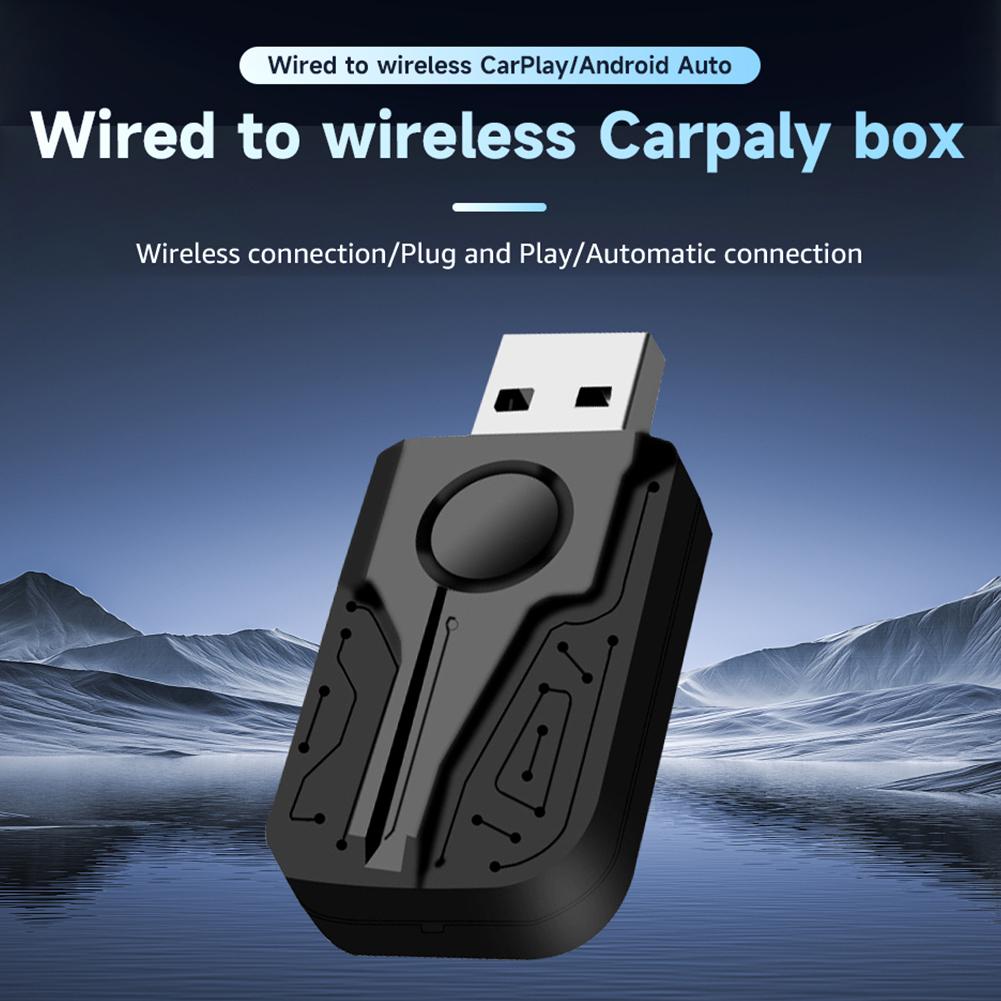 Wireless CarPlay Android Auto Adapter Carplay AI Box USB Plug and Play BT 5G WIFI for Wired CarPlay Android Auto Cars