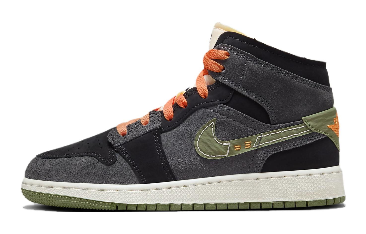 

Jordan 1 Mid SE Craft Anthracite Light Olive GS FD5847-003 38