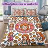 OnePiece 3pcs Cartoon Print Bedding Set Duvet Cover Children's Gift Various Sizes Extra Large Size New