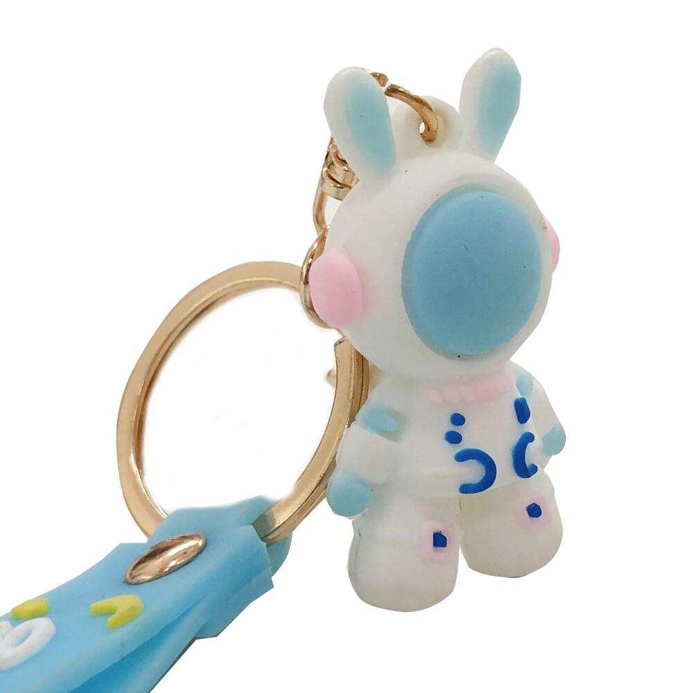 RSINC Cartoon Characters for Girls Boys Cute Silicon Keychain Astronaut | P B0DVZGTSRP