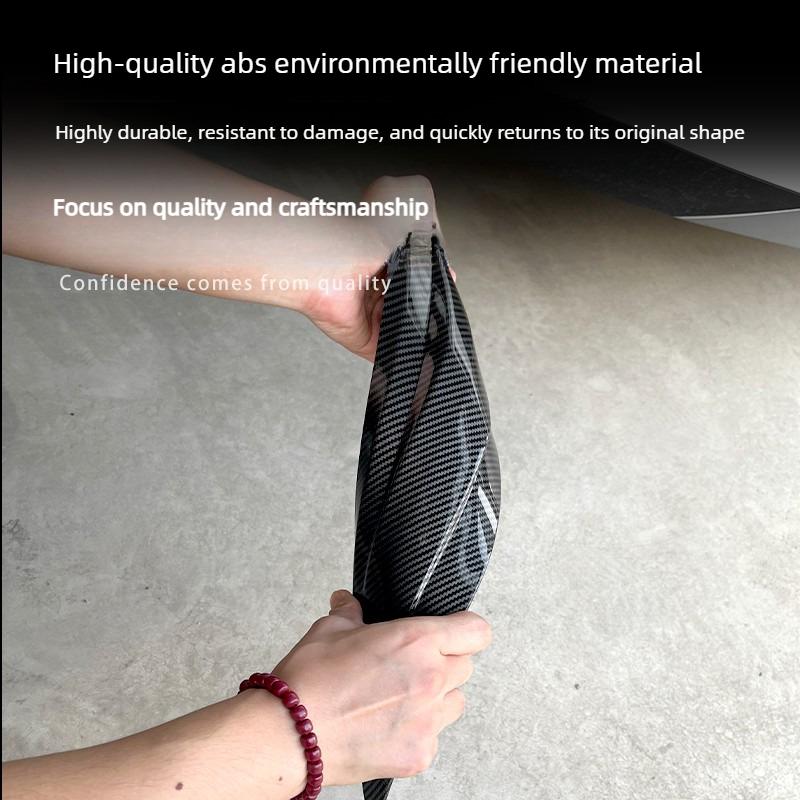 Fit For BYD Han Dmi Ev 2022‑2025 Version Front Bumper Corner Guard Front Spoiler Front Lip Anti Collision Strip Car Modification