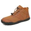 Fashion Men Snow Boots Waterproof Winter Shoes Barefoot Ankle Boots Couple Snow Shoes Outdoor Hiking Shoes Fur Warm Plush Boots 36-47