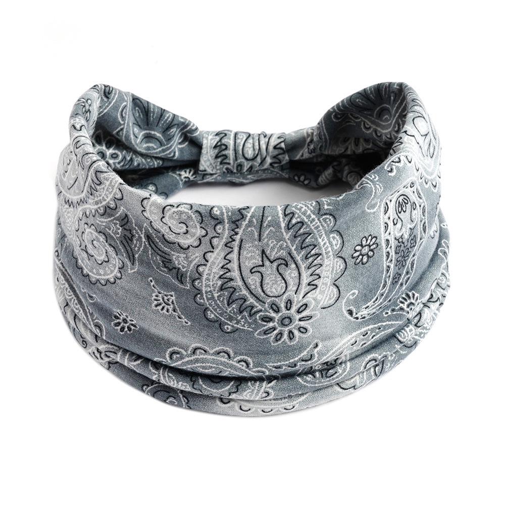Women's Wide Retro-Style Elastic Sports Headband - Yoga & Hair Accessory