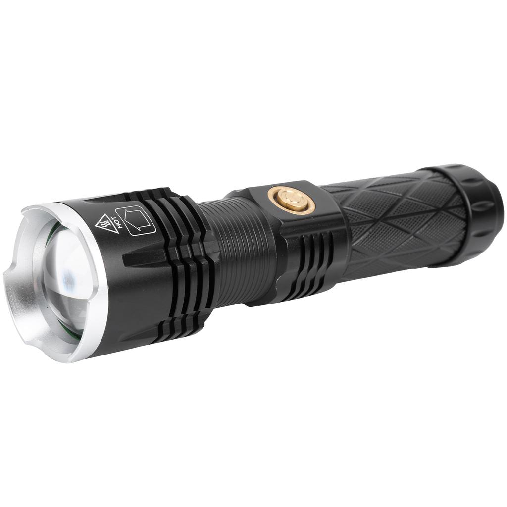 XHP90 TypeC Rechargeable Flashlight Dimmable MultiFunctional Hand Lamp Torch Light