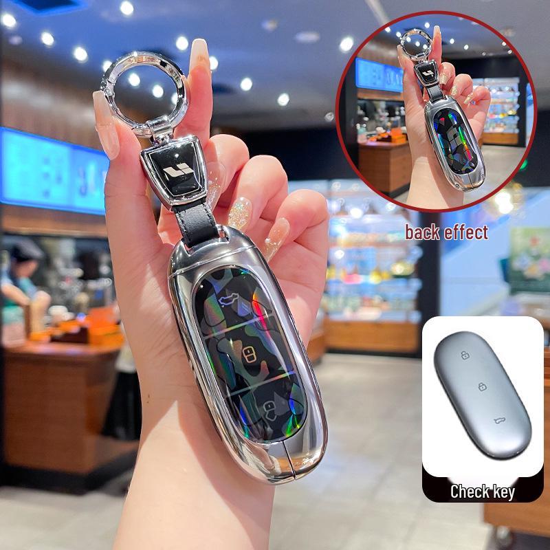 Li Auto Key Cover: Fits 25 L7, 24 L9, One, and L8 Models with Premium Metal Buckle and Full Protection for L6