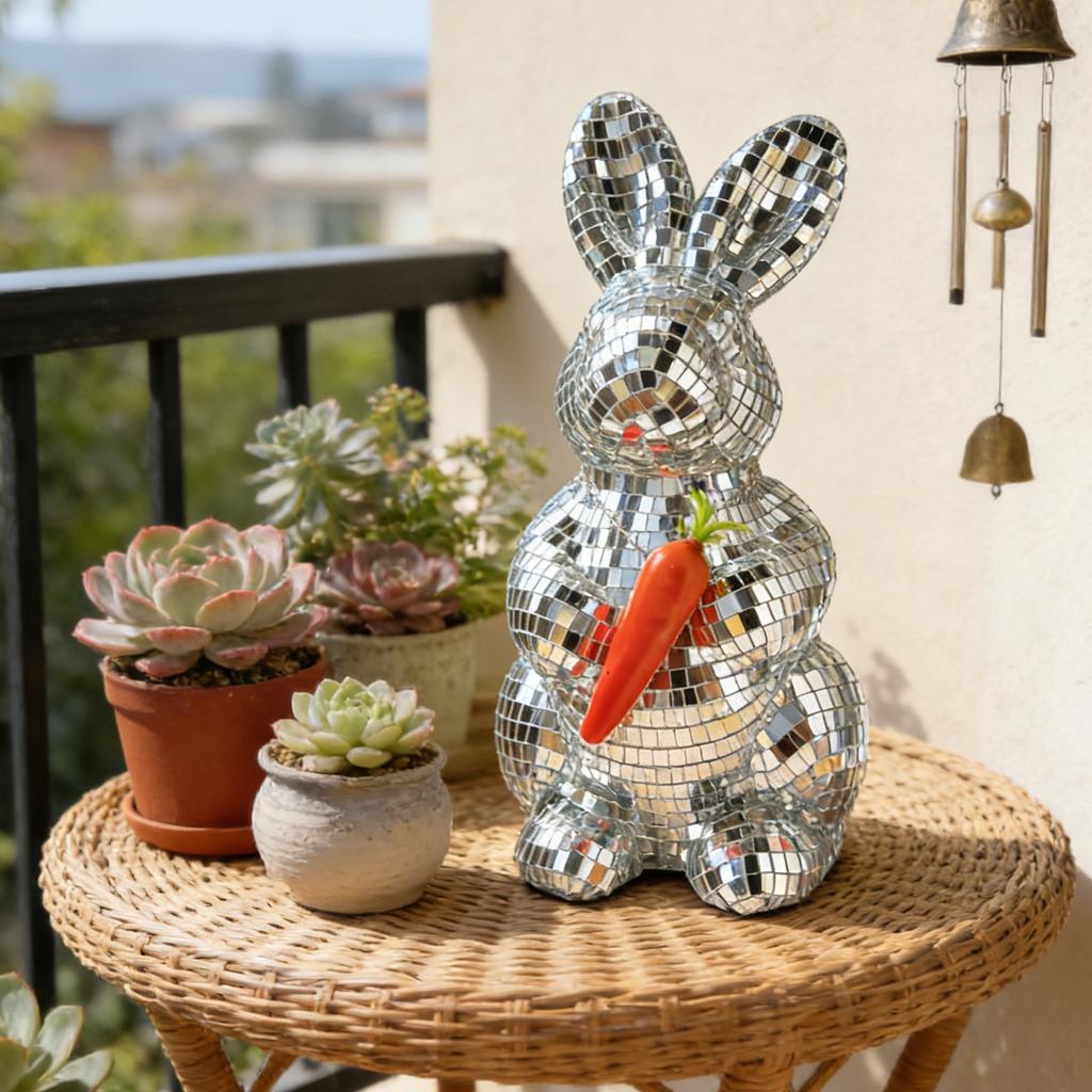 --Easter Disco- Decorative Figurine Party Supplies Home Decoration