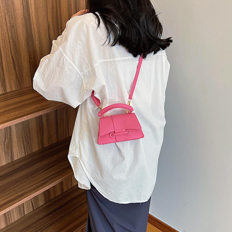 Fashionable Korean Style Shoulder Crossbody Bag Premium Pu Leather Square Bag