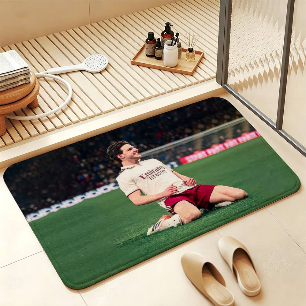 D-Declan R-Rice Football Short Plush Rug Carpet mat Machine Washable Soft Comfortable Anti‑Slip Floor Mat Home Decor