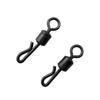25Pcs 8# Durable Portable Q-shaped Quick Change Swivels Tackles for Carp Fishing