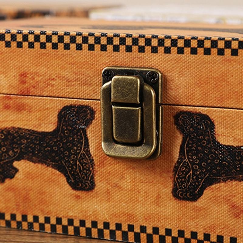 Rust Resistant Wood Jewelry Case Multifunctional Jewelry Box Wood Texture Suitable for Travel and Home Displaying