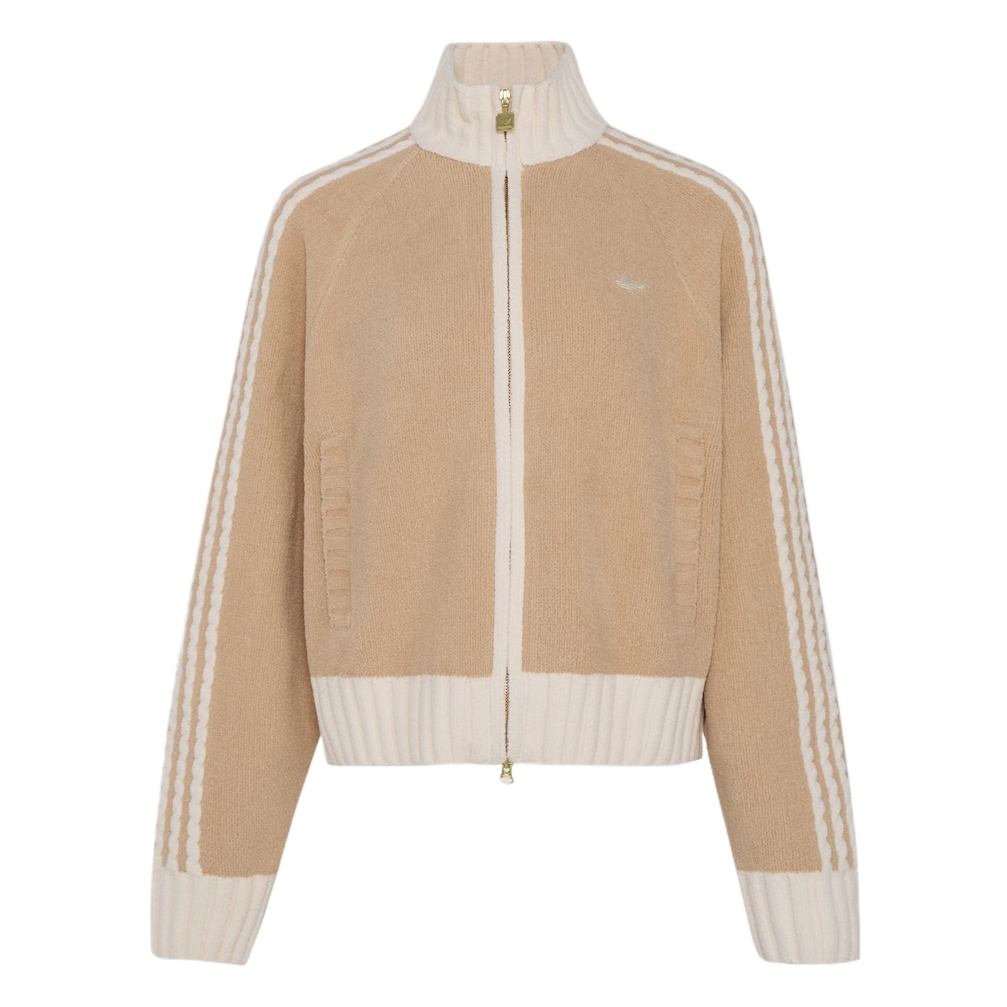 Adidas Originals W Knit Track Top Women Milk Tea Brown KV8866 L