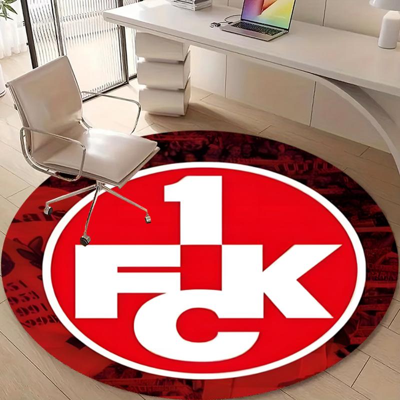 Personalized 1.FC Kaiserslautern Round Chair Office Rug - Perfect for Mat, Office Chair & More - Ideal Gift for Birthdays and Holidays