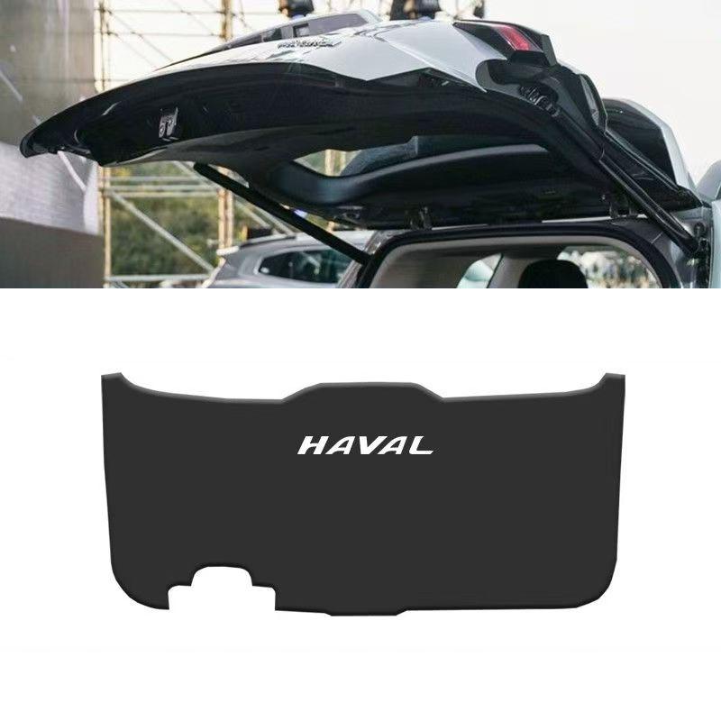 

Rear Tail Door Decoration Carbon Fiber Sticker For GWM New HAVAL H7 2024 2025+ Tail Box Door Anti Kick Pad Car Accessories чорний