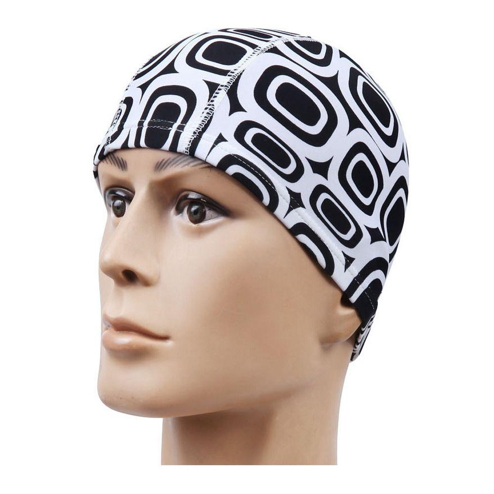 Swimming Cap Men Women Flowers Printed Long Hair Cap Sports Swim Pool Bathing Hat Elastic Nylon Turban Sports Accessory