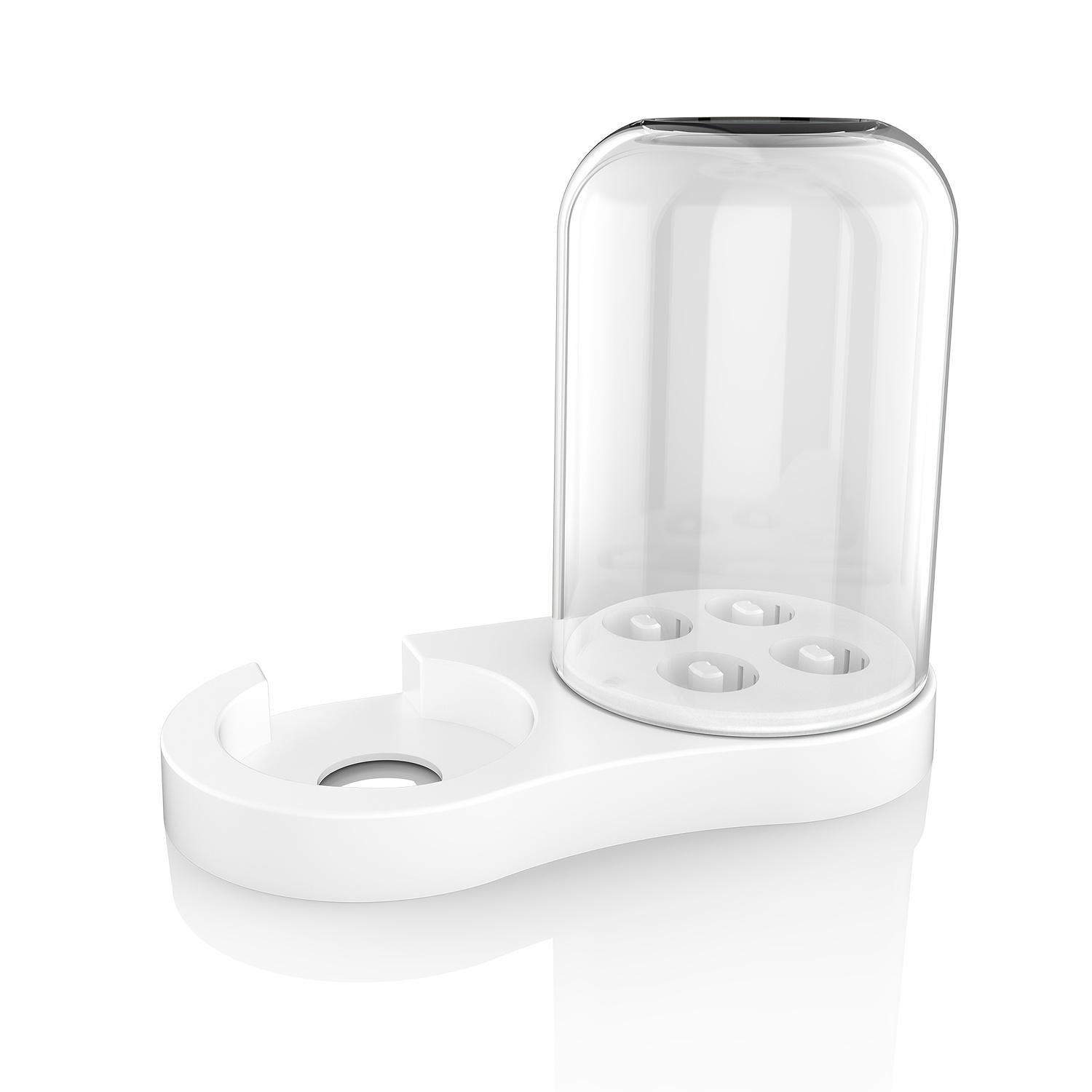 

1pc-Electric Toothbrush Holder, for IO/EB Series, IO/EB Series Induction Charger, IO/EB Series Brush Head Placement Universal білий