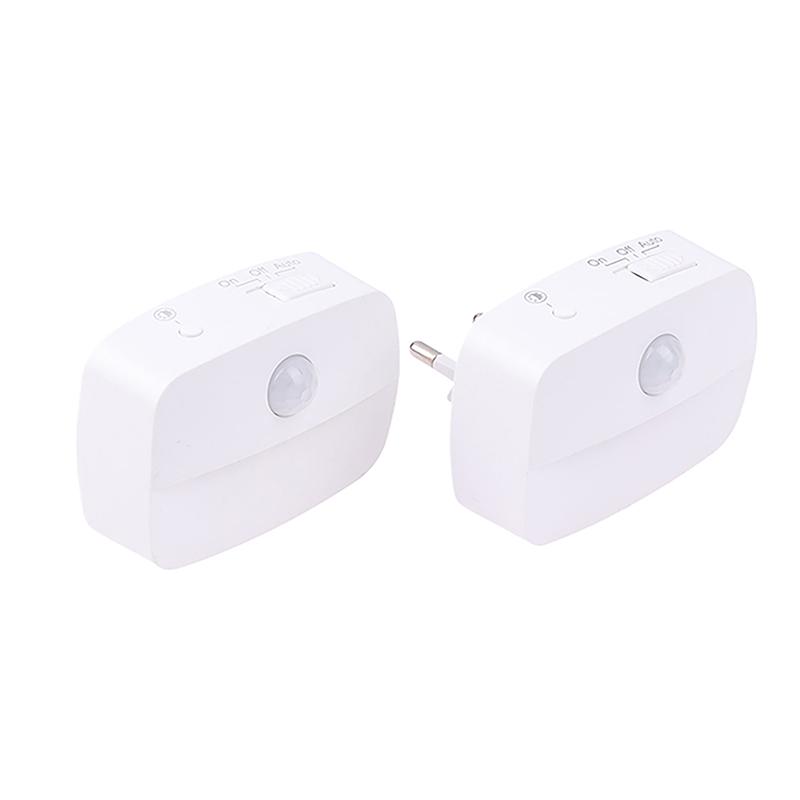 Led Night Light Motion Sensor Eu Us Plug Lamp Nightlights For Children Bedroom Decoration Hallway Stairs Wc Bedside Night Lamp
