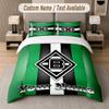 Individuelles Bettwäsche-Set Borussia Mönchengladbach Muster, Druck Name Text 1 Bettbezug plus 2 Kissenbezüge Heimtextilien