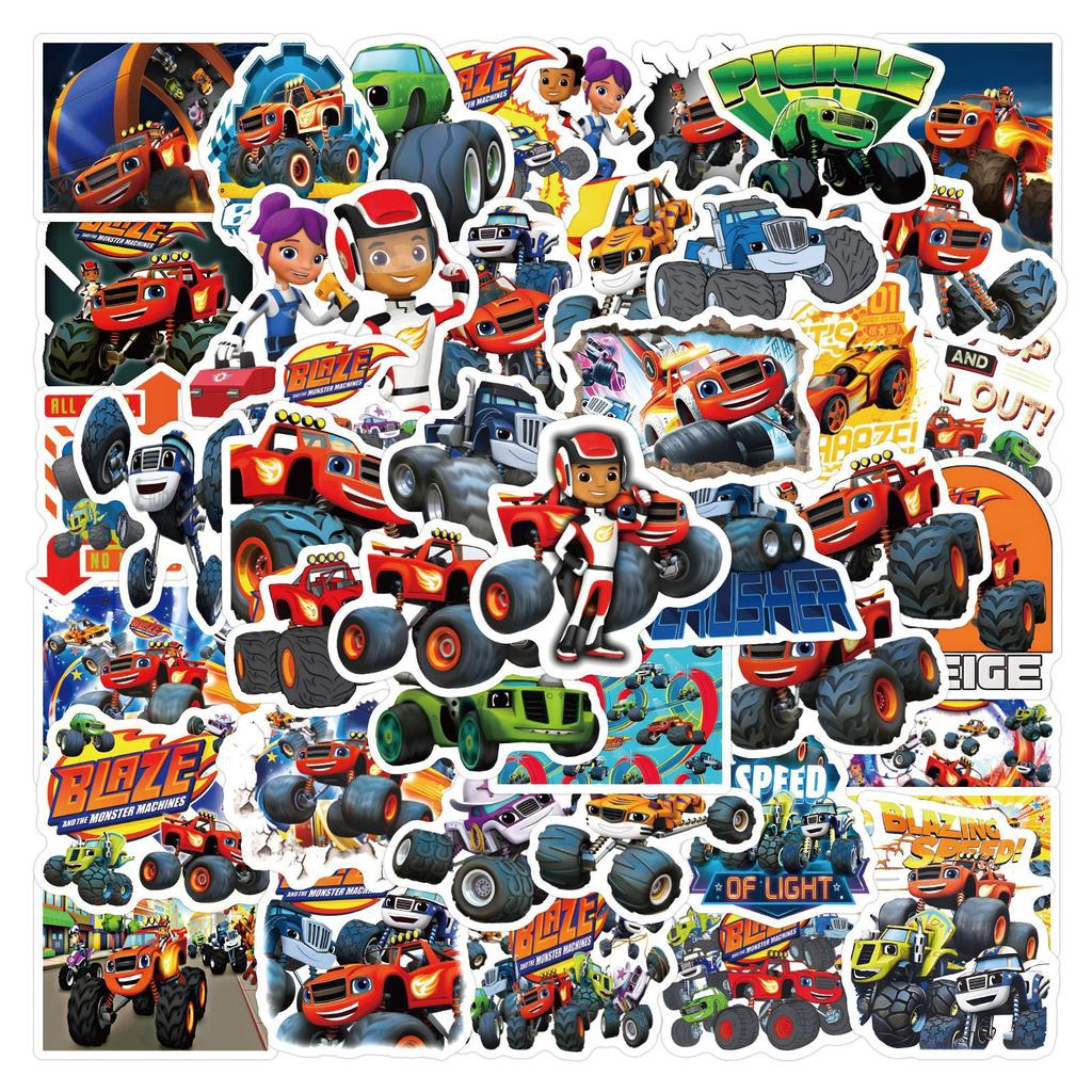 Stickers Blaze and the Monster Machines Sticker Pack Stickers Set 55 Pcs