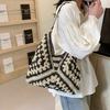 Women Weaving Clutches Top-handle Bag Large Portable Shoulder Bag Summer Beach Purses Shopper Satchel Female Tote Bags Handbags