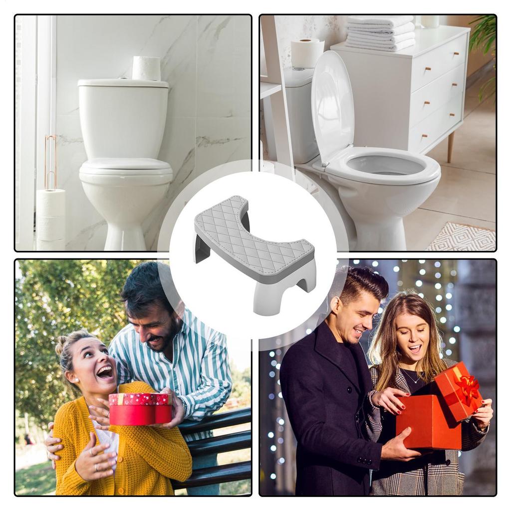 Bathroom Stools For Adults Heavy Duty Toilet Step Stool Squat Toilet Assistance Tool For Kids Seniors Adults For Home Bathroom
