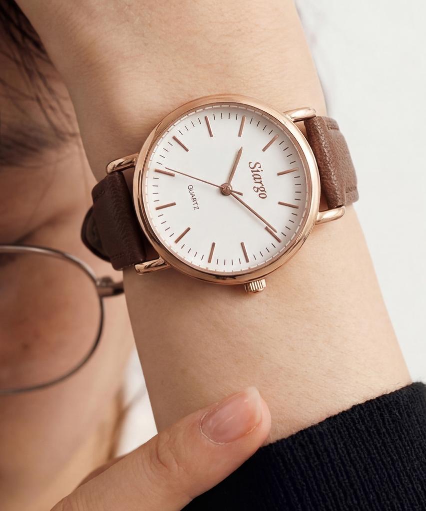 Sialeugo Sg-002-Rbr Caper Collection Women'S Leather Wristwatch