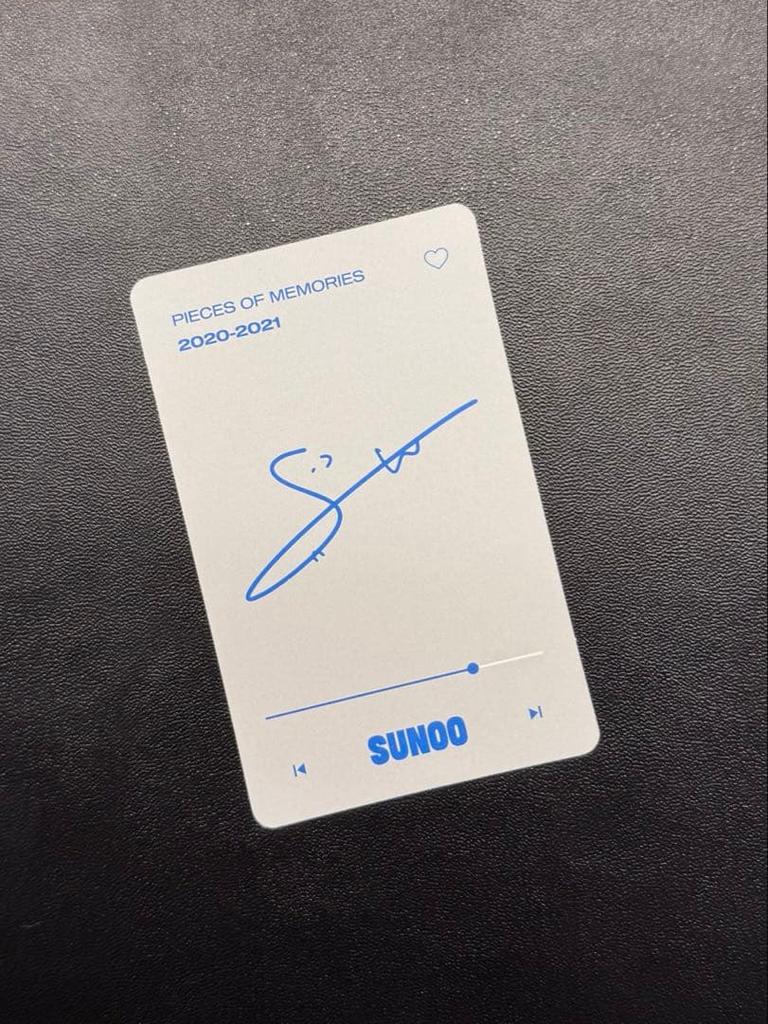 [USED] ENHYPEN Sunwoo MEMORIES 2020-2021 Trading Card