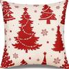 New Christmas Pillow Cover, Deer Snow Festival Decoration, Home Sofa, Living Room Pillow, Cushion Cover