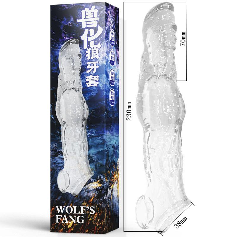 Extend Penis Enlargement Sleeve Vibrator Cock Ring Reusable Condoms Sex Toys for Men G Spot Vibrating
