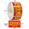 250pcs/roll,Fragile Warning Label, English Copperplate Sticker, Anti-removal Fragile Warning Label, Red Warning Label