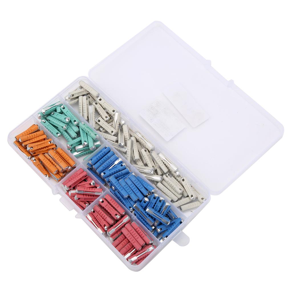 200Pcs 5A 8A 10A 16A 25A Fuse European 32V Boxed Environmental Friendly Automotive Accessory