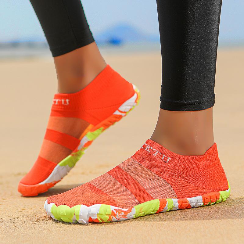 Women's soft-soled indoor fitness shoes non-slip yoga squat running jumping rope skipping shoes shock-absorbing swimming stream shoes