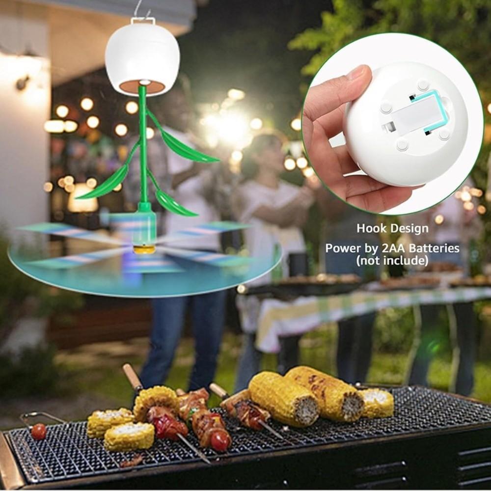 Flower Pot Desktop Fly Fan Portable Anti Fly Fan Picnic Fan Insect Repellent Fan Outdoor