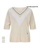 MAREMONTE V-Color Block Knit_M245Mkt31P0