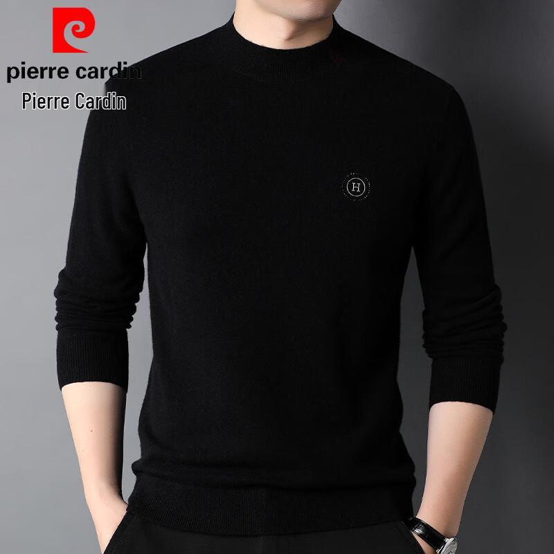 

Pierre Cardin Men s 100% Pure Wool Half-High Collar Pullover Sweater L (175cm)