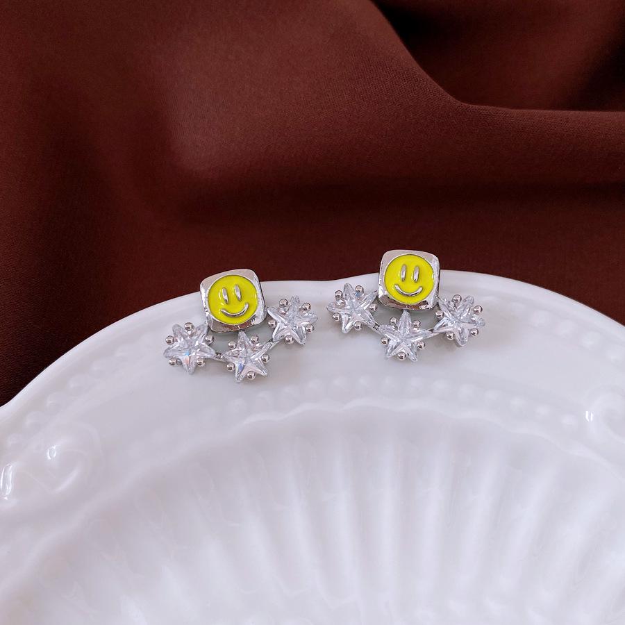 Vintage Retro Silver Needle Earrings - Elegant, Versatile High-End Court Style Studs.