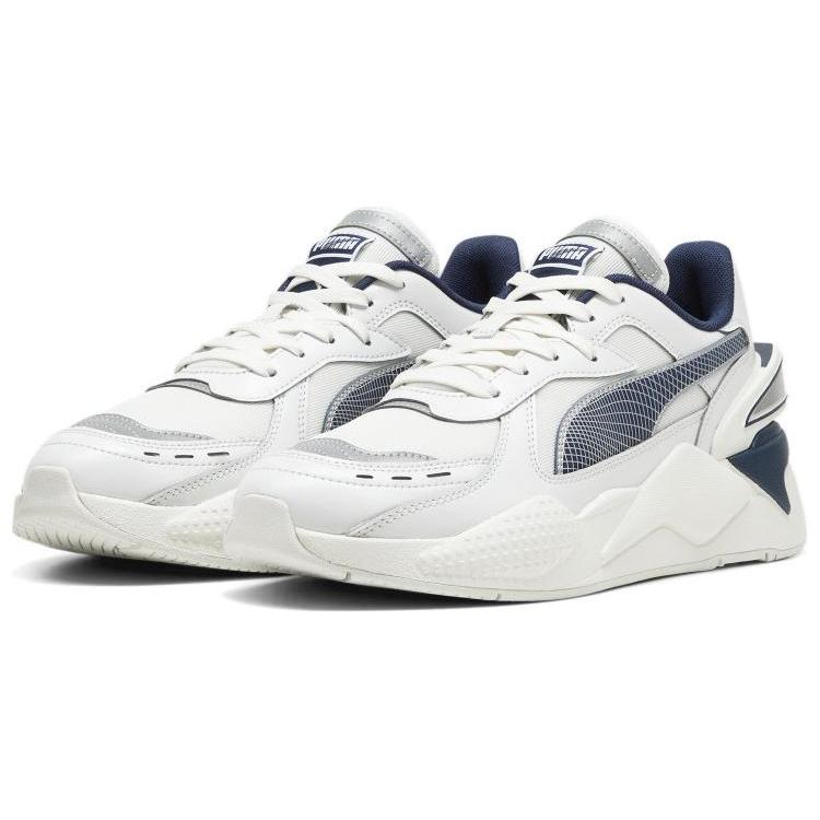New PUMA RS X '40TH ANNIVERSARY' Slip Resistant Low Top Casual Shoes Unisex White Gray Blue 395339-01