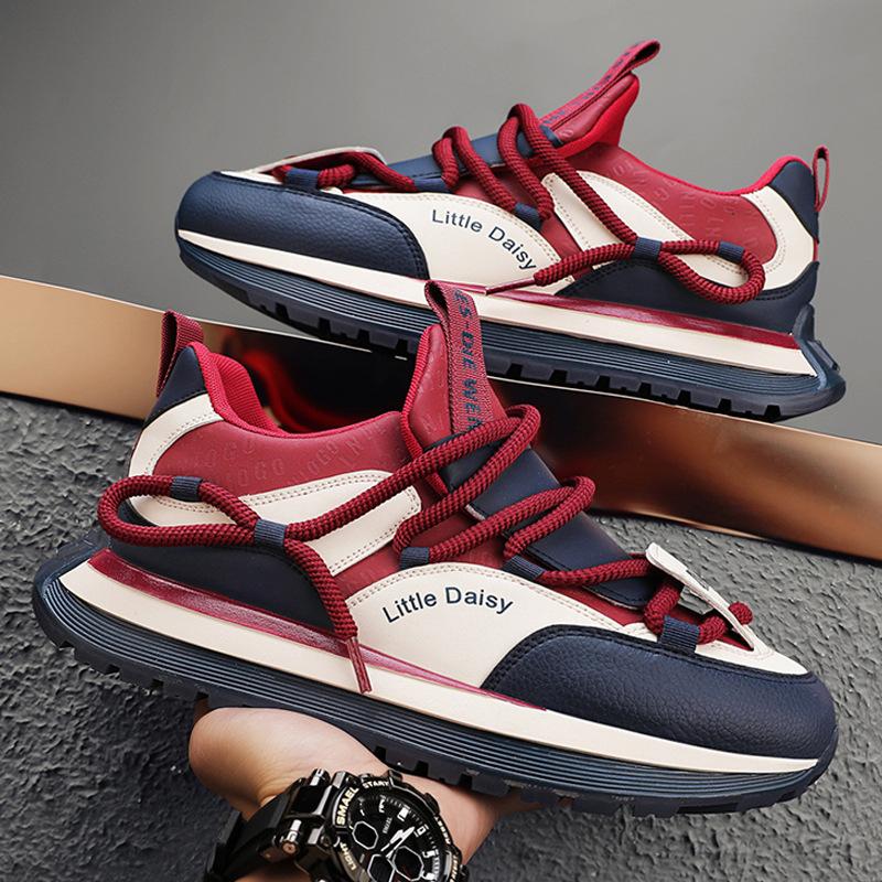 Putian men's shoes spring new high-end casual student versatile running sports shoes platform Forrest Gump dad trendy shoes