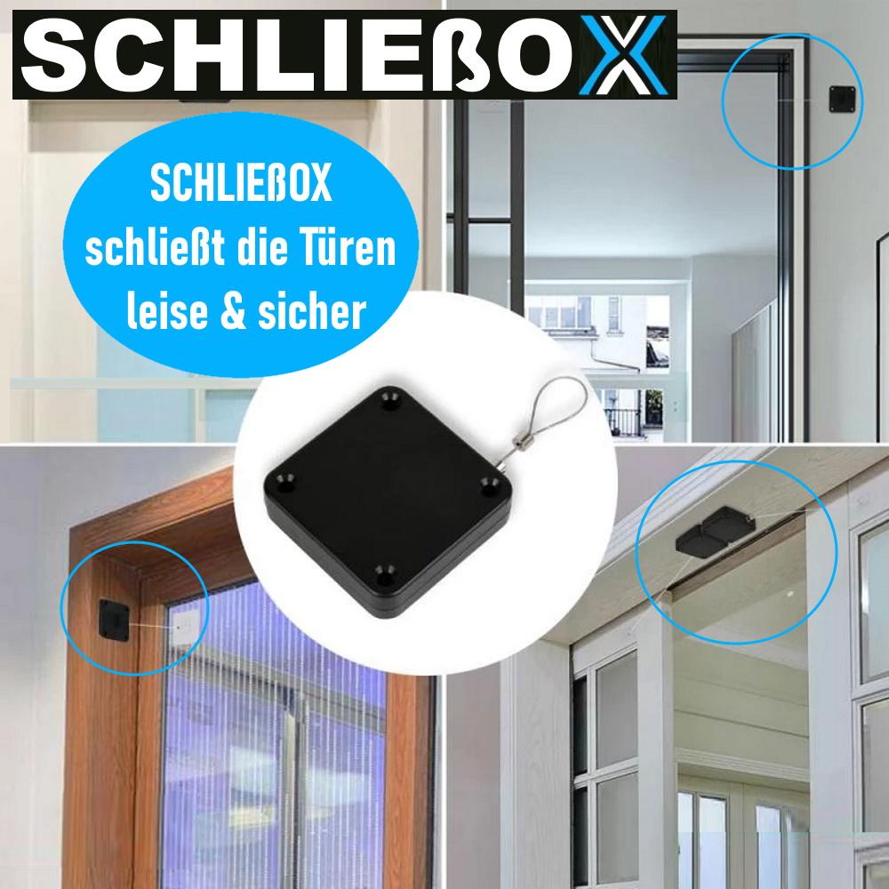 SCHLIEßOX automatický zavírač dveří Mini dveřní zarážka Samozavírač vnitřní venkovní