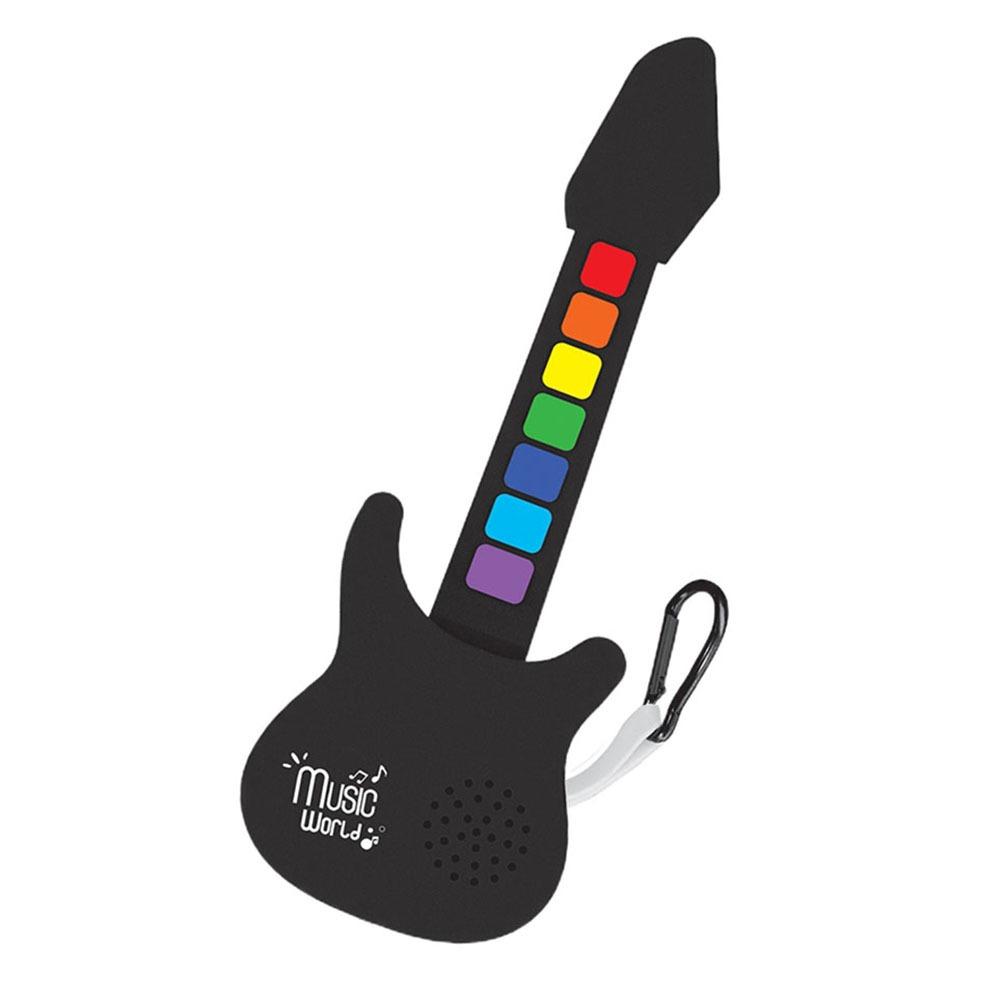 Rainbow Color Silicone Piano Keyboard Foldable Mini Rainbow Guitar Keychain  Music Enthusiasts